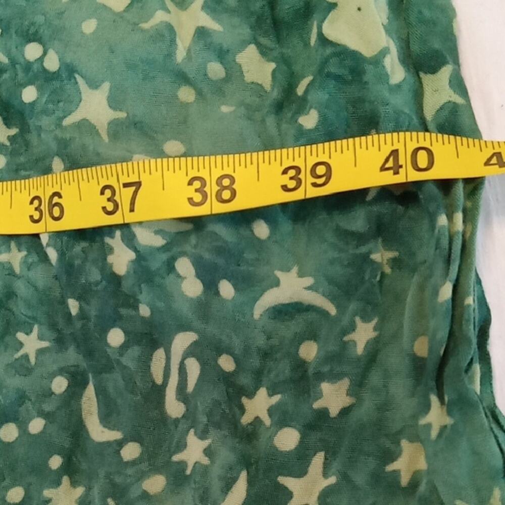 Green Celeste Patterned Scarf - Picture 5 of 7